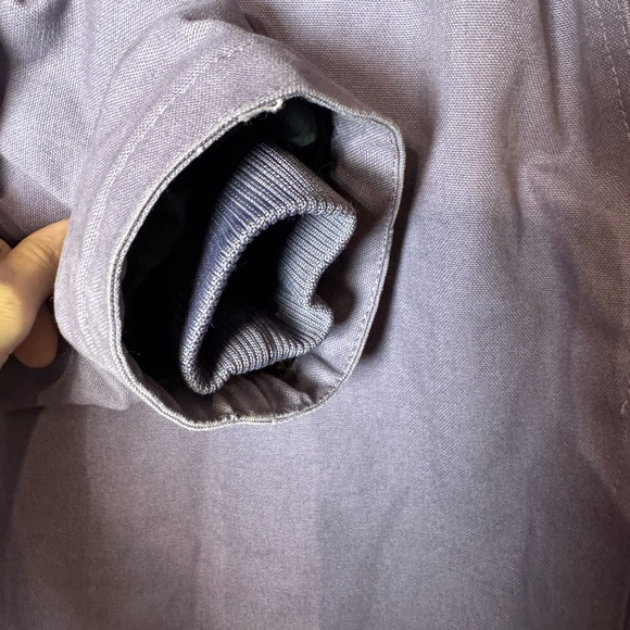 Sherpa Purple Lined Hooded Jacket Kids L Zip Up Barn Winter Coat Blue Mountain - Picture 13 of 16